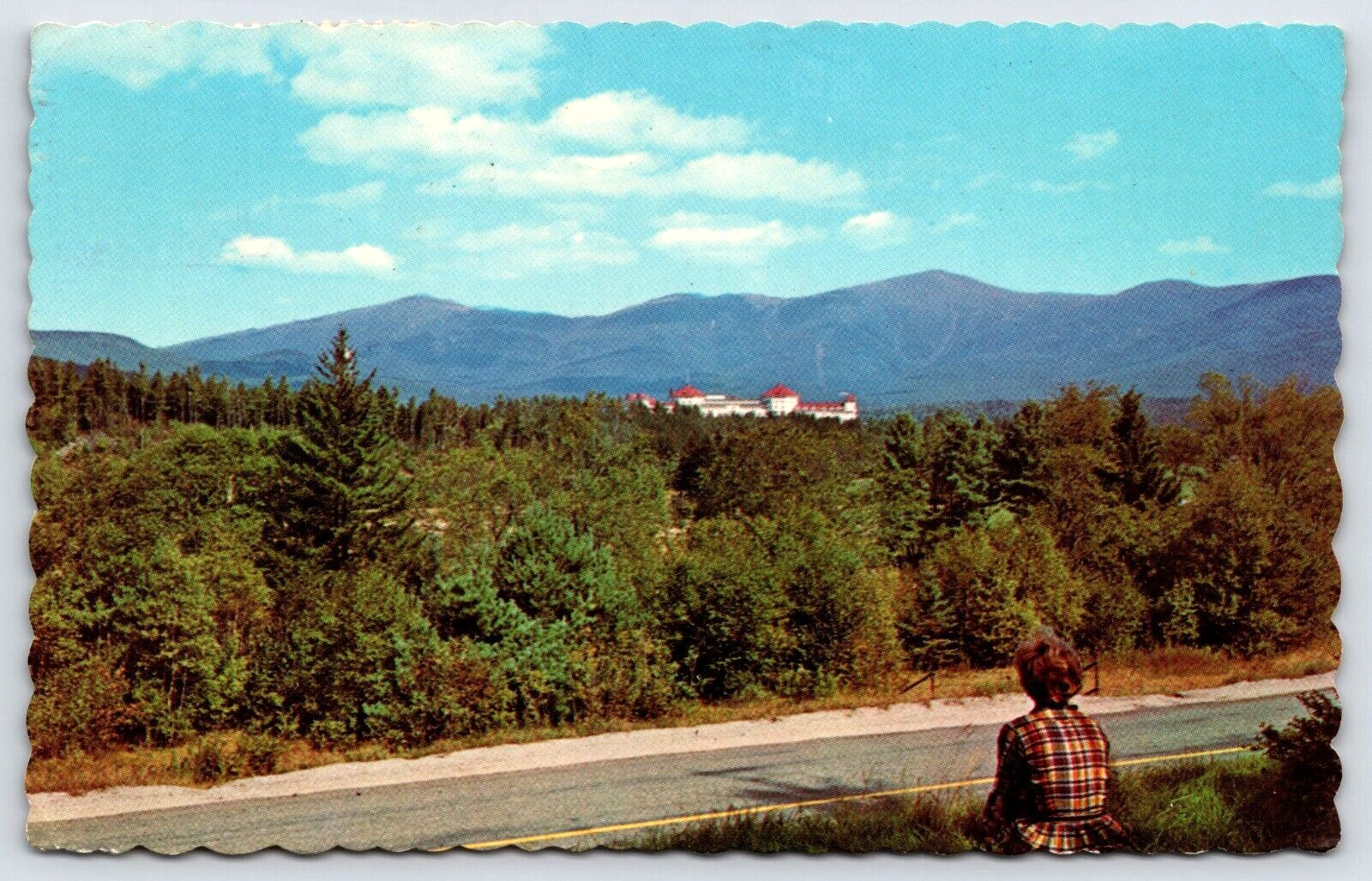 Original Old Vintage Antique Postcard Mount Washington Hotel Bretton Woods, NH