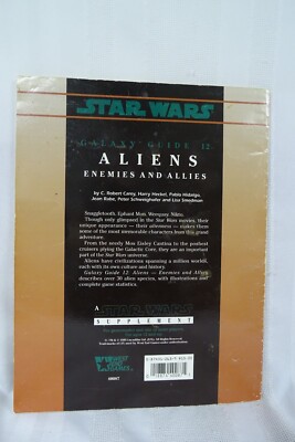 Star Wars Galaxy Guide 1 - A Star Wars Suppleent fro West End Gaes : ichael Stern
