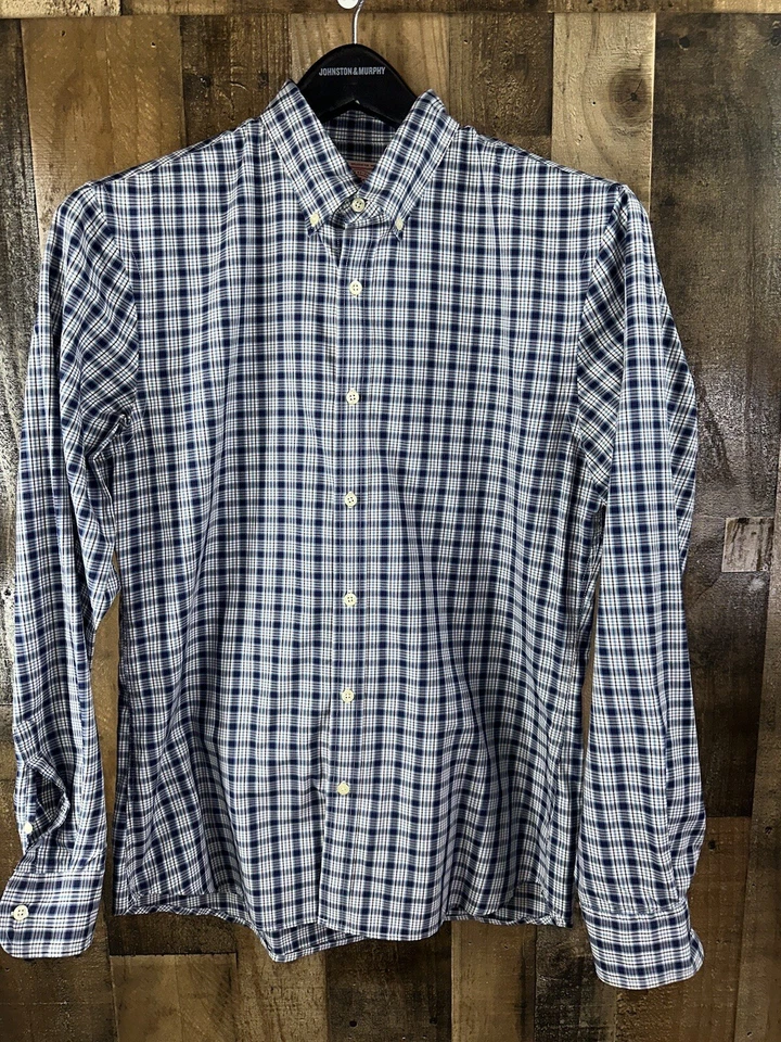 Usado en excelente estado para hombre J. Prensa 100% Algodón Egipcio Botón Camisa Lote de 5 Talla Grande Foto 4 de 4