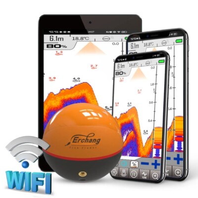 New WIFI Fish Finder Wireless Fishing Sounder Echo Sounder Detect Finder fishing