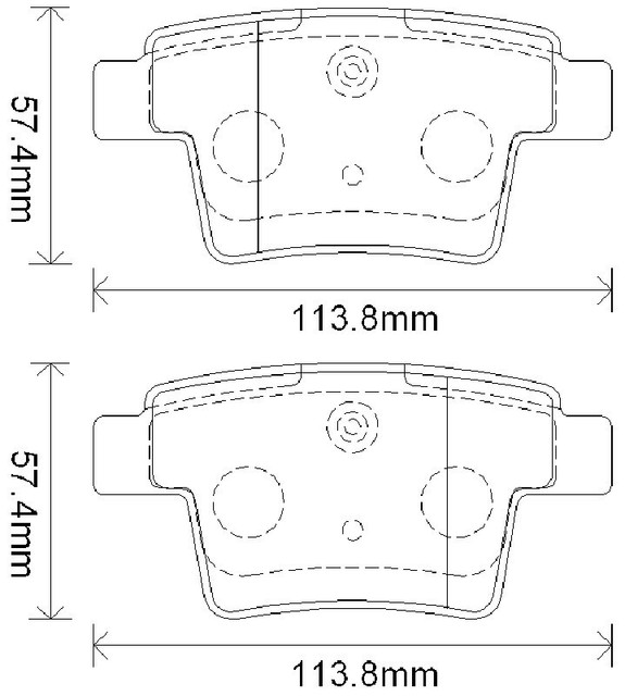 Rr Disc Brake Pads ASIMCO Global APD10716722 eBay