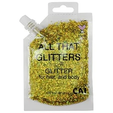 CAI All That Glitters Hair & Body Glitter, Gold