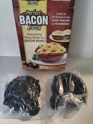 Perfect Bacon Bowl 2 Pc As Seen On TV Kitchen Gadget Cooker Microwave Oven