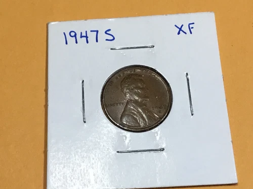 1947 S Lincoln Wheat Penny in Very Fine Condition San Francisco Mint 080822 26t