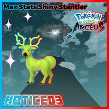 Pokemon Legends: Arceus Shiny Stantler Max Stats