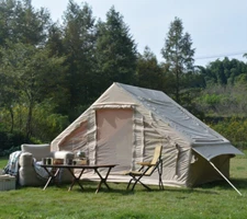 4-6 People Air Tent Portable Inflatable Camping Tent Easy Setup Glamping Tent US