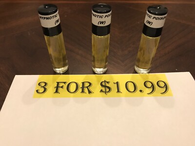 Hypnotic Poison (W) Roll On Perfume Body Oil 1/3oz (3 for $10.99)