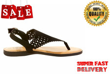 Wonder Nation Sandal Girls' Hooded Cutout Size US 4 Black --336--
