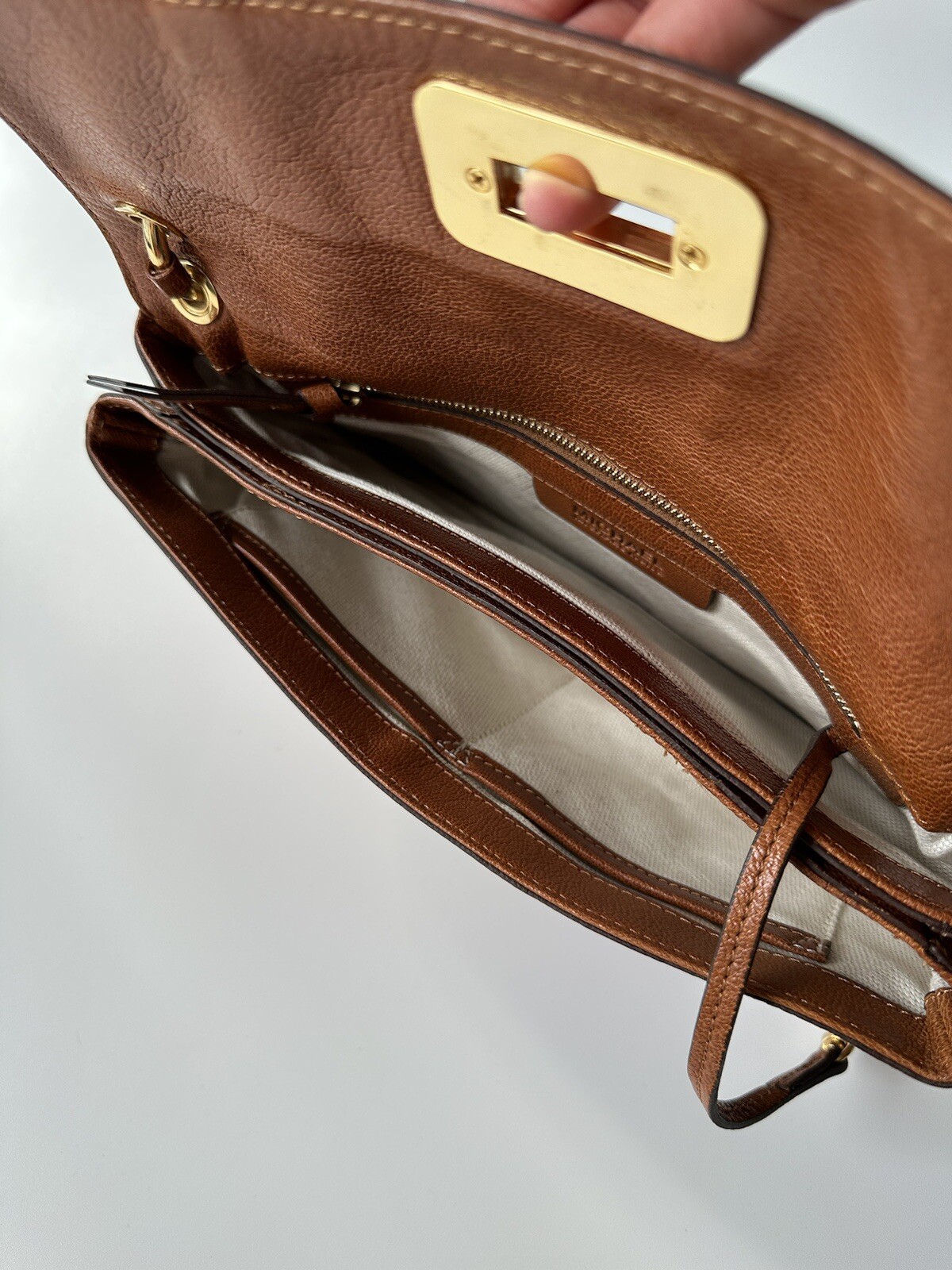 Michael Kors Genuine Leather Rectangular Medium S… - image 7