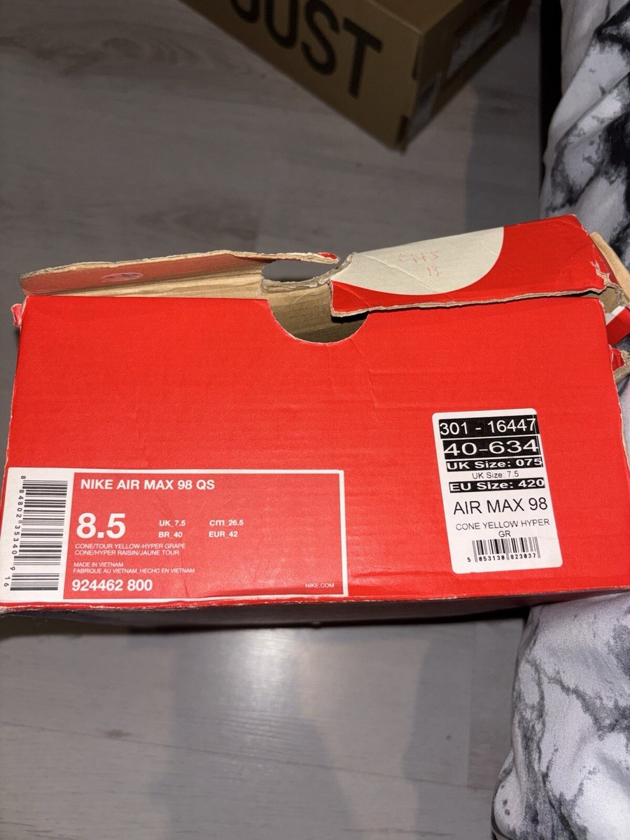 Air Max 98 Cone Yellow Hyper UK UK