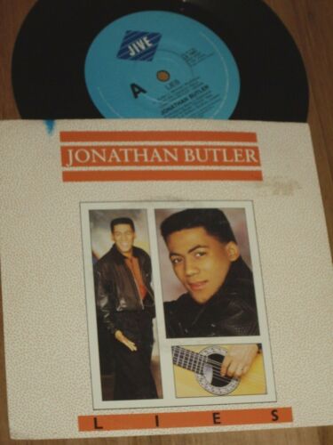 JONATHAN BUTLER  *RARE OZ 7" 45 ' LIES ' 1987 EXC - Picture 1 of 2