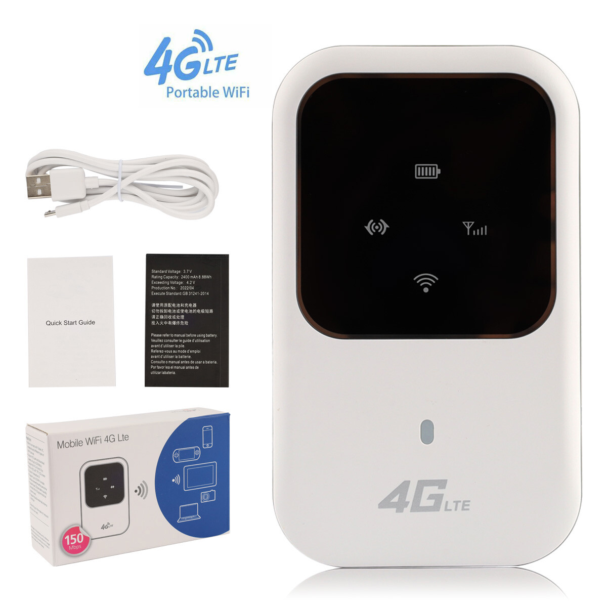 Wireless Unlocked-4G LTE Mobile Broadband Wifi Routers Portable