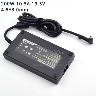 10.3A 19.5V 200W AC Power Adapter Charger HP ZBook 17 G3 G4 Omen Slim Blue Tip