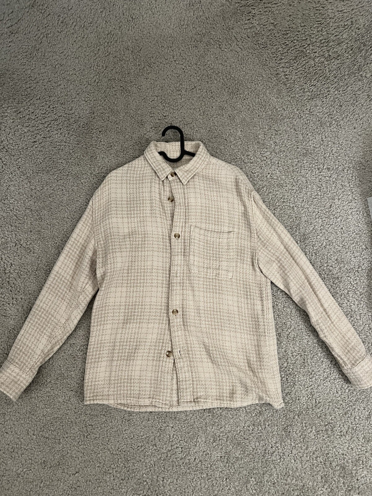 Abercrombie & Fitch Texturized Flannel Overshirt XS Mens - Worn Only Twice