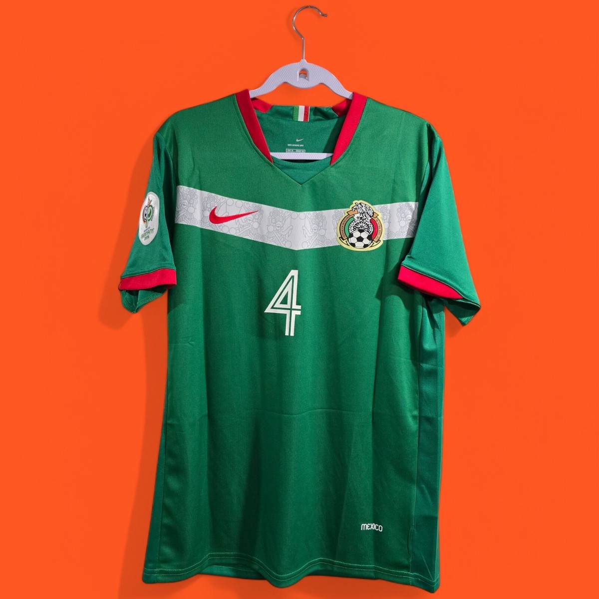 Mexico National Team Home - World Cup 2006 - R. Marquez # 4