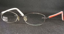 104 9700 Grey UNIQUE RARE EYEGLASSES RIMLESS GLASSES Beta Titanium 50-13-140mm