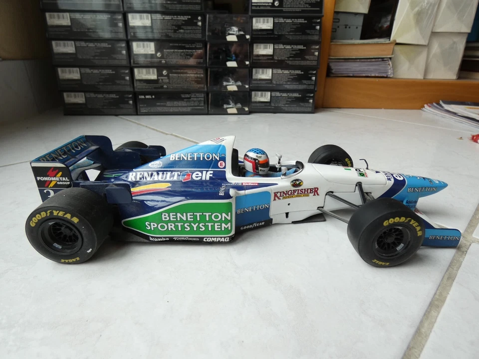 Benetton Renault B196 Jean Alesi #3 1996 1/18 MINICHAMPS F1 Default Senza - Immagine 2 di 4