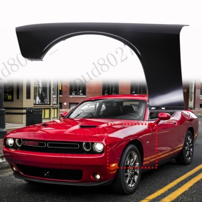New Fender Fit 2008-2022 Dodge Challenger Front Driver Left Side Primed Steel