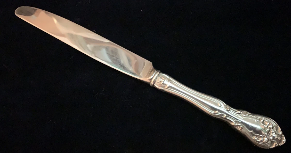 Alvin Chateau Rose Knife Antique US Sterling Silver Flatware for