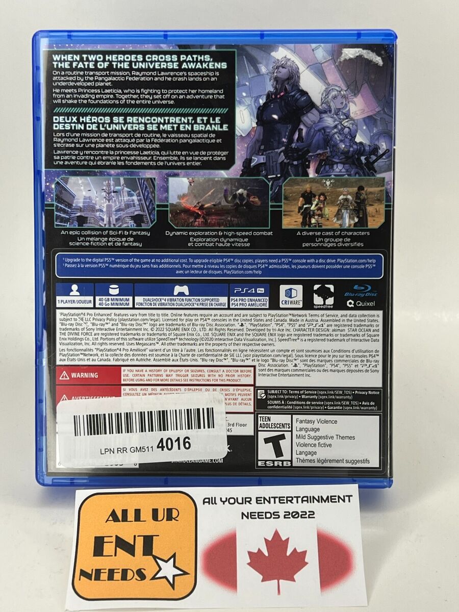 Star Ocean The Divine Force PlayStation 4 with Free Upgrade to the Digital  PS5 Version