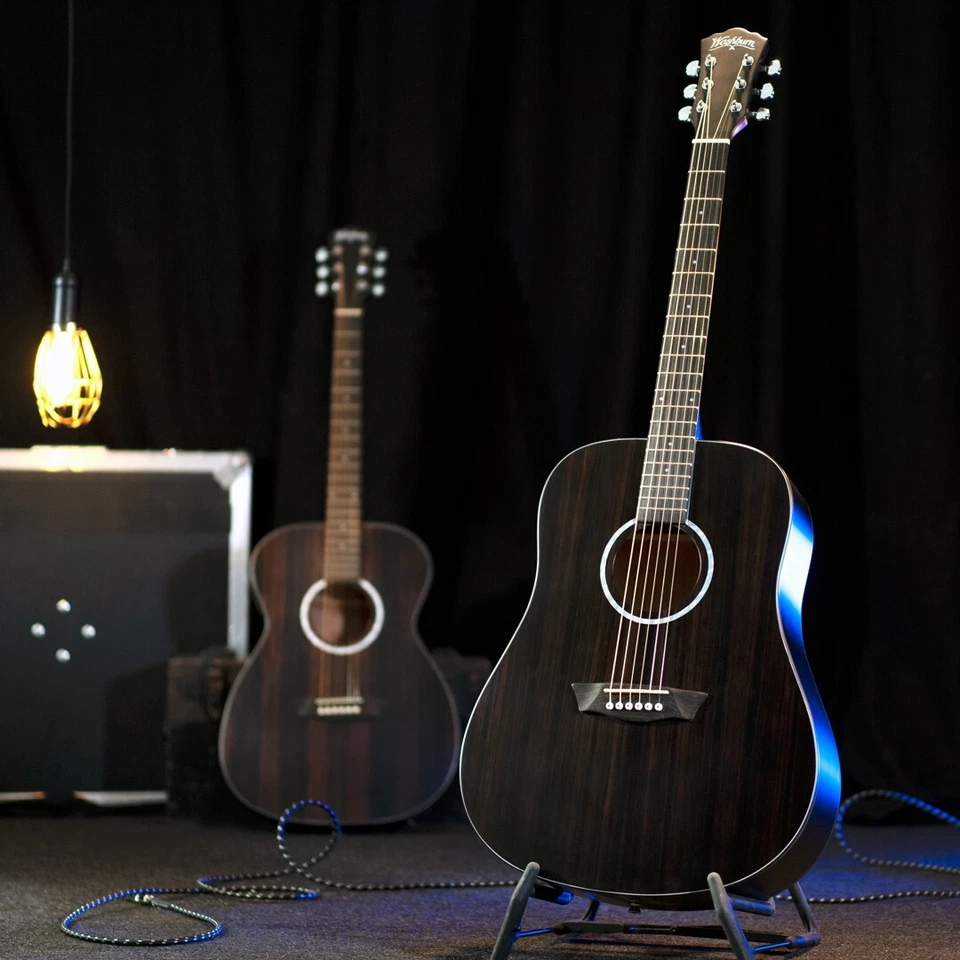 Washburn DFED Deep Forest Ebony D Dreadnought Acoustic Guitar - image 4 of 4