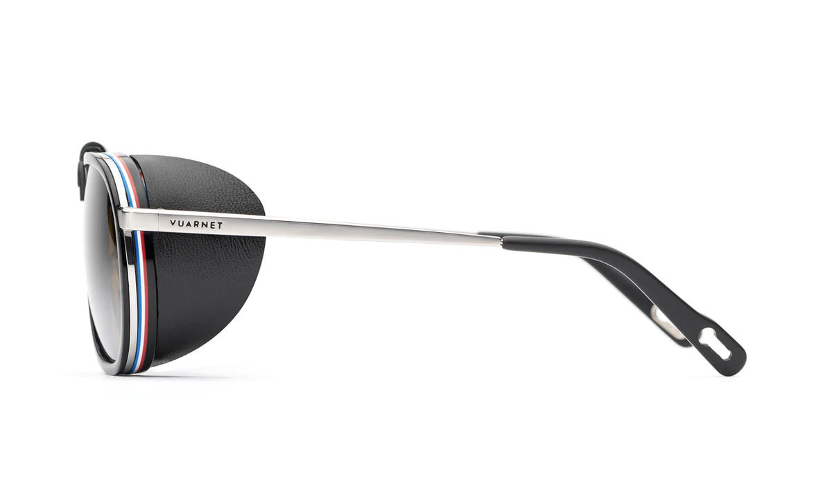 VUARNET Skilynx Sunglasses GLACIER 2112 Black Flag Frame w  display picture 3