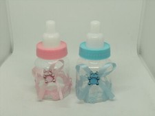 12PCS Party Supply Gift Favor Baby Shower Fillable Bottles Boy Girl Decoration