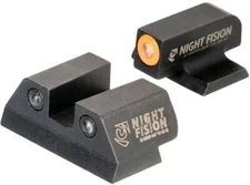 Night Fision FNH-101-003-OGZG Night Sight Set for FN 509 - Orange Front Ring,...