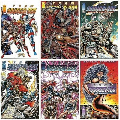 °TEAM YOUNGBLOOD #9 bis 14 von 22°US Image 1993 Created by Rob Liefeld Auswahl