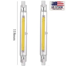 R7S LED 118mm Dimmable COB Bulb Glass Tube 20W Replace Halogen Light Spotlight