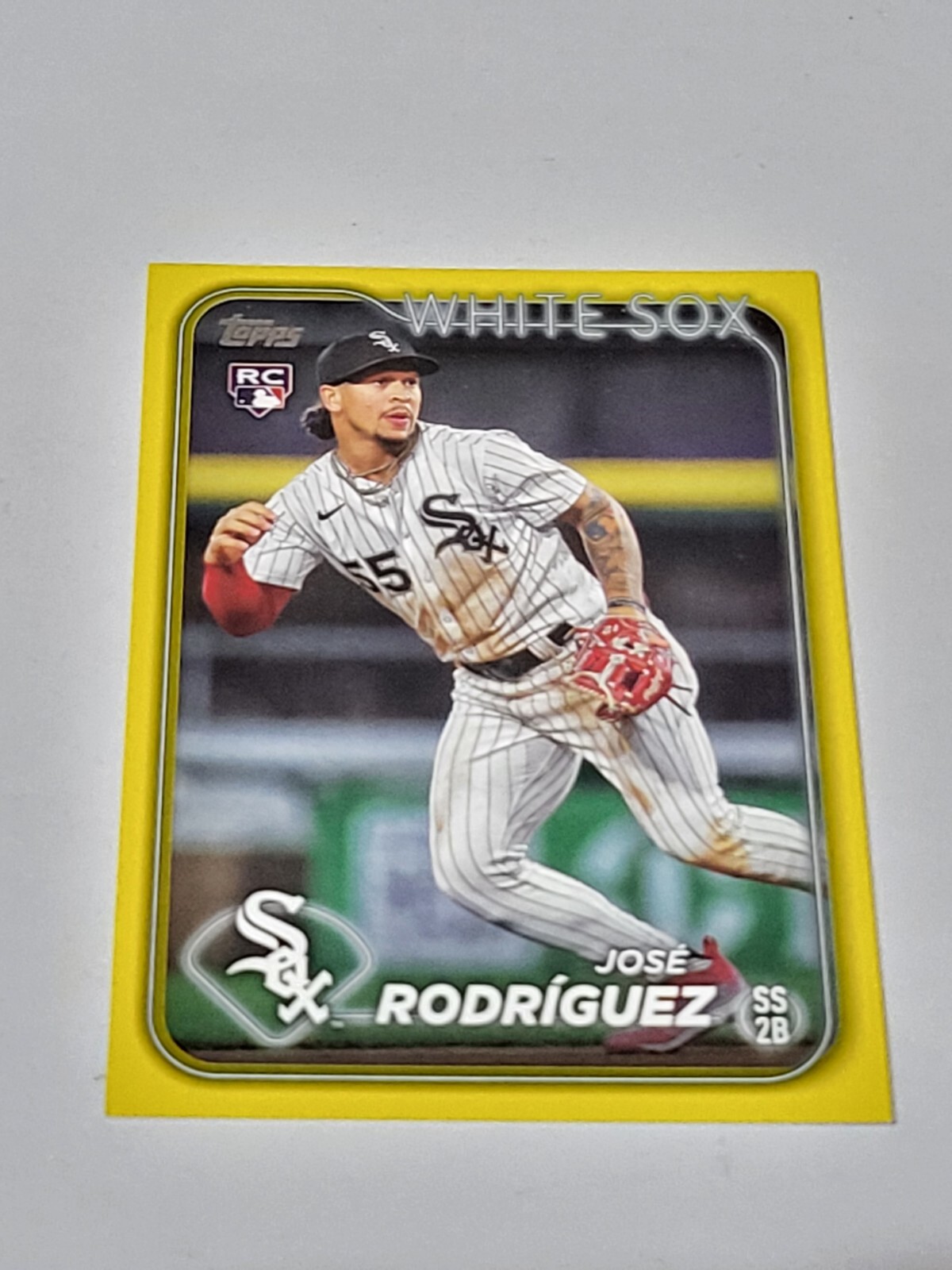2024 TOPPS SERIES ONE YELLOW BORDER RC JOSE RODRIGUEZ #86