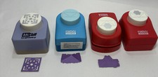 Marvy Uchica Corner Folds  McGill Craftivity Flower Design Lot Of 4 Punches