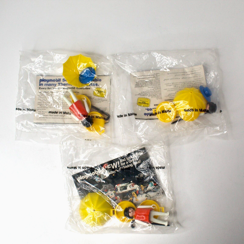 Menge 3 Vintage 1982 versiegelt McDonalds Happy Meal Playmobil Mädchen mit Regenschirm - Bild 1 von 5