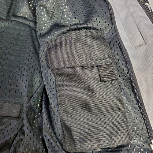 Tourmaster Flex Motorcycle Jacket Mens Size XL 46 Black Gray Armored - Picture 17 of 24
