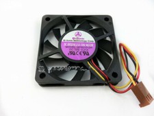 1 PCS BI-SONIC Fan BP601012H DC12V 0.21A 6CM 6010 3-wire cooling fan 3 Pin