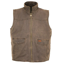 Outback Trading Company Men's Landsman Brown Vest 2803-BRN