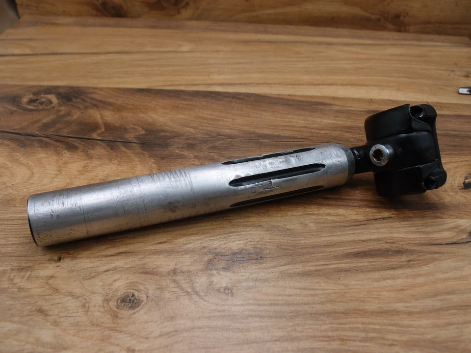 Tija de sillín lisa Gipiemme 27,2 mm años 90 vintage hecha en Italia para bicicleta de carretera Foto 4 de 4