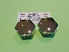 97-0432  TRIUMPH RIGID FORK TOP NUTS 3T 5T 6T T100 T110 TR5 NEW H432 UK MADE