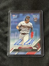 Corbin Carroll 2024 Topps Now Road to Opening Day Blue Auto #23/49 Diamondbacks