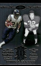 2007 Topps Chrome #RBRD-TB LaDainian Tomlinson / Jim Brown Running Back Royalty