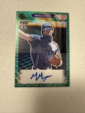 2021 Leaf Pro Set 1989 Pro Set Autographs Marcelo Mayer #PA-MM7 Green Wave /7 