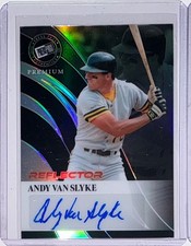 2024 Leaf Press Pass Andy Van Slyke Auto Autograph Black #d 2/2
