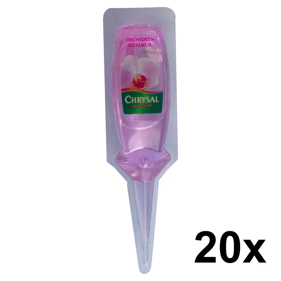 Chrysal Orchideen Vitalkur - 20x 30 ml gebrauchsfertige Aufbau Kur Flüssigdünger
