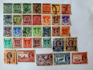 commonwealth stamps burma