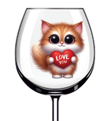 12x Baby Kätzchen Katze Vinyl Aufkleber Abziehbild Becher Weinglas Flasche Laptop Tasse