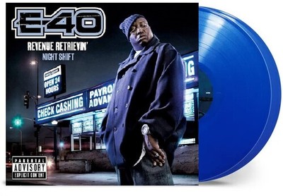 E-40 - Revenue Retrievin': Night Shift [New Vinyl LP] Explicit, Blue, Colored Vi