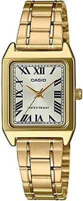 CASIO LTP-V007G-9B Damen Quarzuhr Gold Metallband