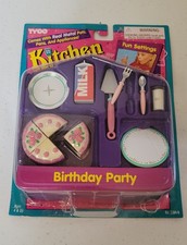 Tyco KITCHEN LITTLES BIRTHDAY PARTY SET NEW Vintage