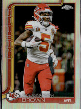 2025 Topps Chrome Hollywood Brown Refractor