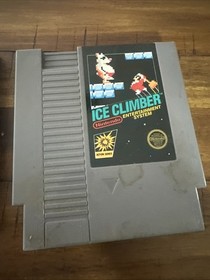 Ice Climber (Nintendo NES, 1985) Cartucho Aut&eacute;ntico Solo, &ldquo;Raro&rdquo; Con 5 Tornillos